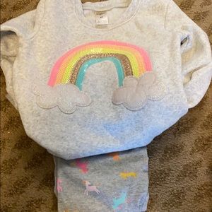 Bundle sz 4T. Sweatshirt and leggings